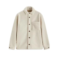 Plush Coat Spring Fashion New Fleece Shirt Coat Men's Trend Wild Casual Loose Commute Outwear Thick Warm Lamb Jacket Male RA - Image 5