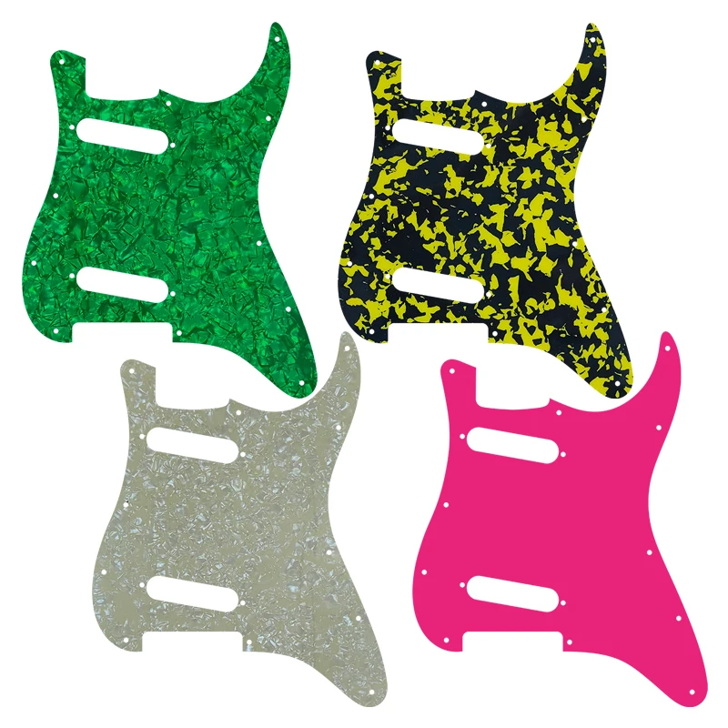 

For Fender single Single Guitar PICKGUARD 11 Holes P-90 Route Pickguard American &Mexican Standard (Single Bridge,Single Neck)