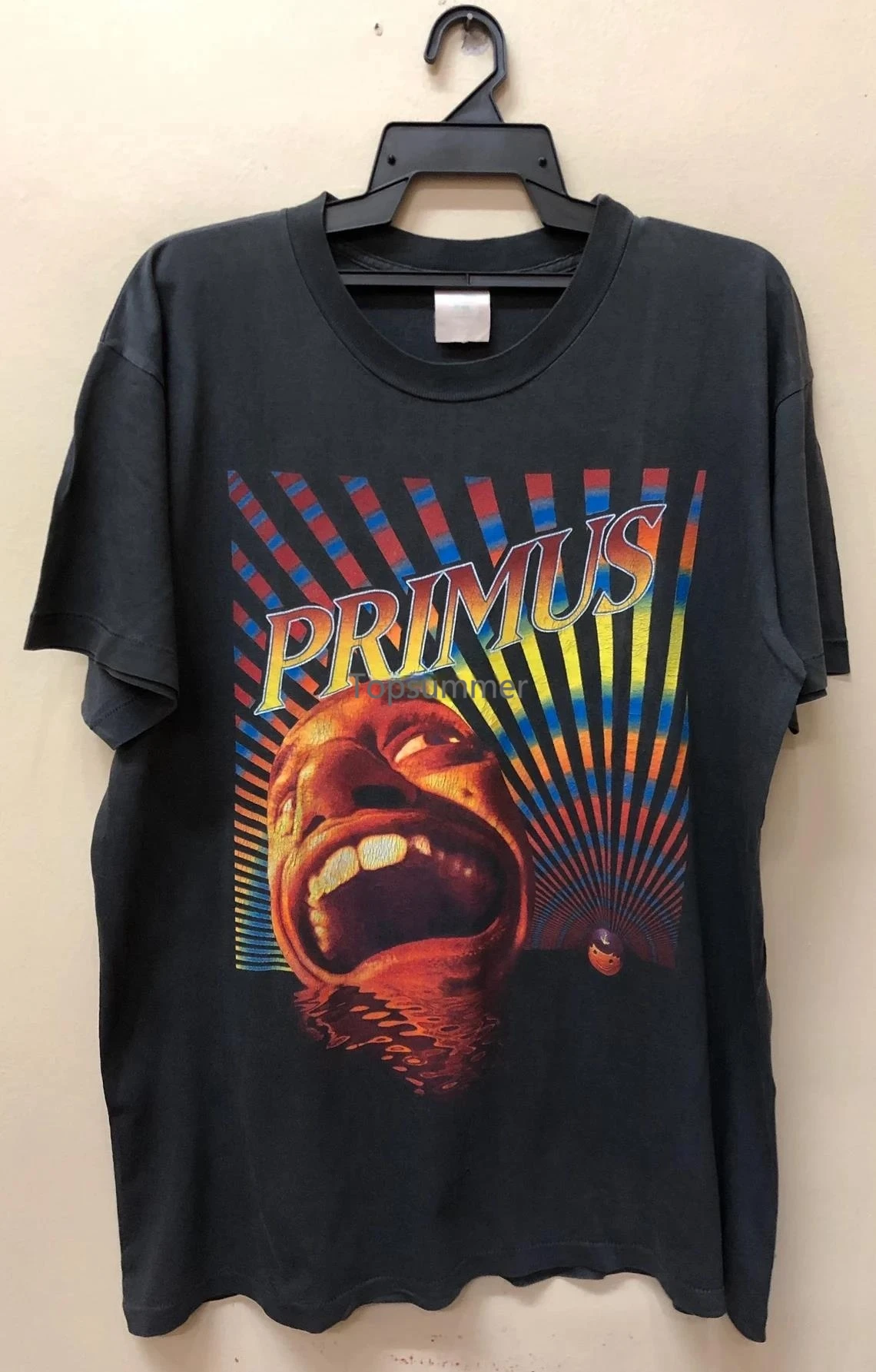 T-Shirt Vintage Primus Anni '90 Bjork Ride Slowdive My Bloody Valentine Spaceman 3 Pj Harvey Radiohead