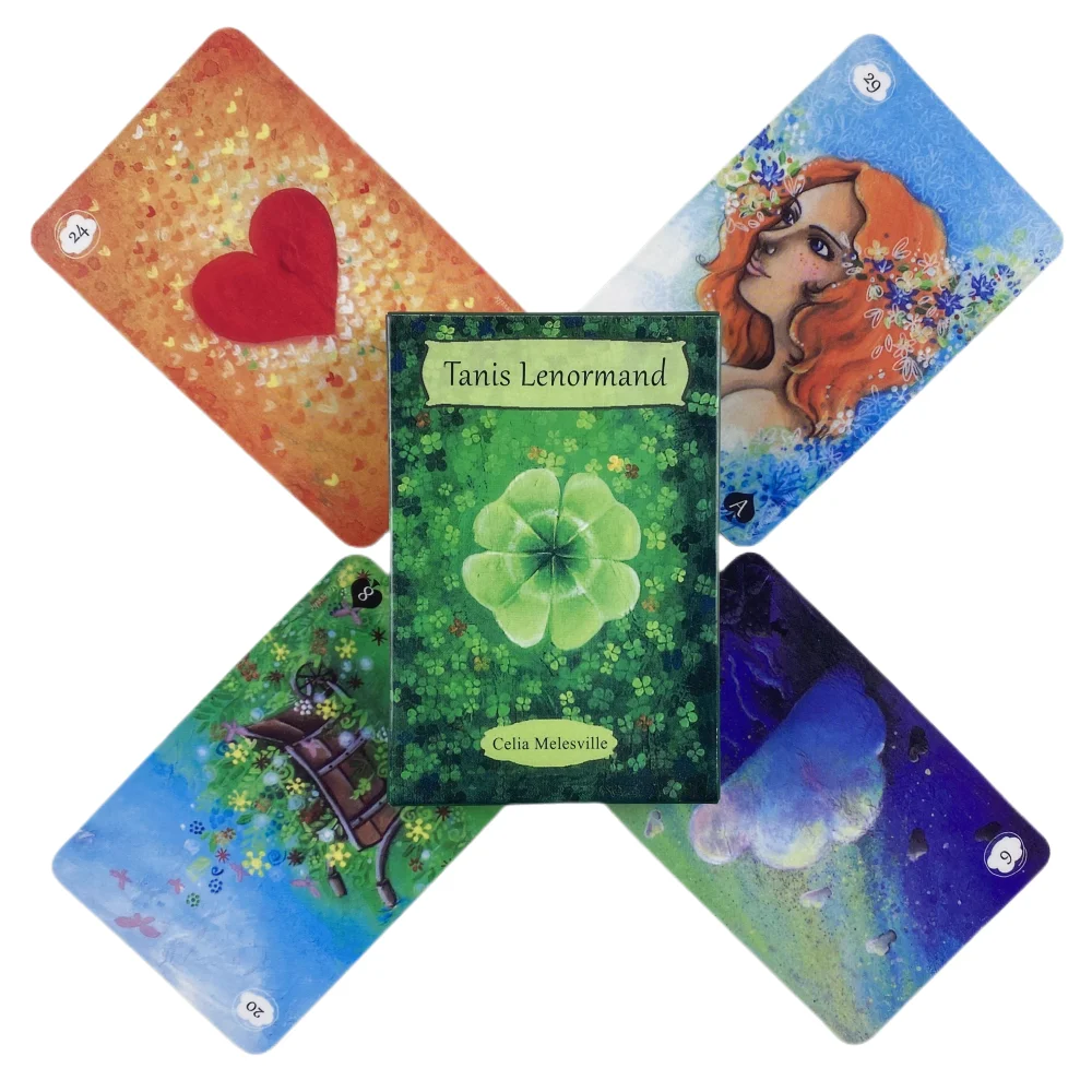 Tanis Lenormand by Celia Melesville Spirit of the animals Light Visions Tarot Messages From Your Angels oracle deck 6