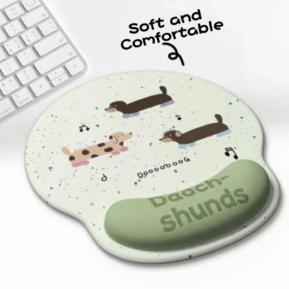 Ergonomic Non-Slip Cartoon Wrist Rest Mouse Pad