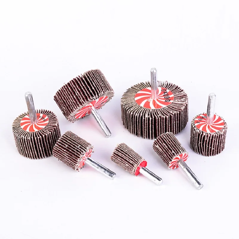 10 Stück Klappenscheiben Set - Polierscheiben Mit 6mm Schaft 30×40×6mm Für Metallbearbeitung