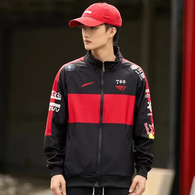 2022 T1 UNIFORM FAKER選手のジャージ 黒/赤 2022 T1 UNIFORM FAKER選手のジャージ 黒/赤 T1 Esports Team Black