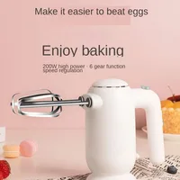 Whisk New Style 6-speed Motion Adjustment Household Plug-in Baking Cream Whipper Kitchen Mixer Stand Mixer Cake Mixer Machine 1