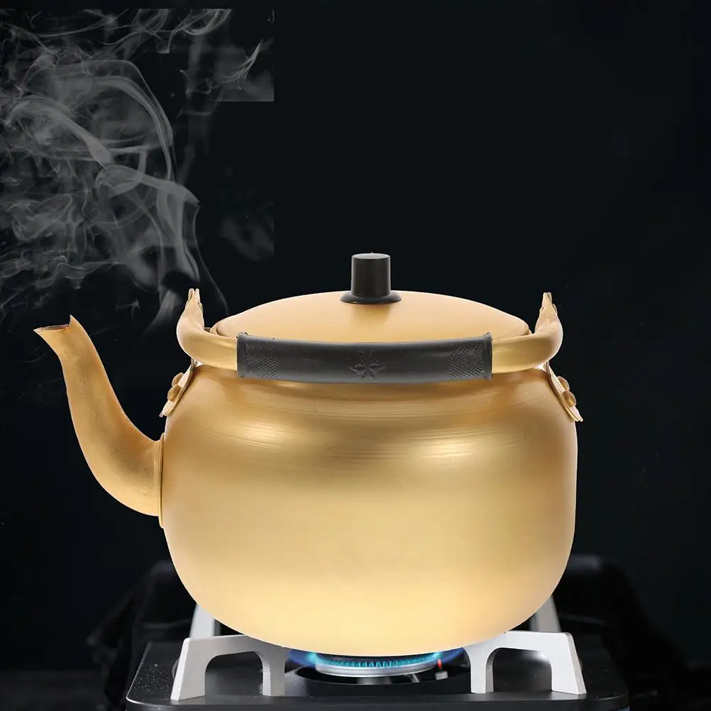15L Capacity Aluminum Water Kettle Thickened Stovetop Tea Kettle Boiling Pot For Stove Home Metal Water Boiler Stovetop