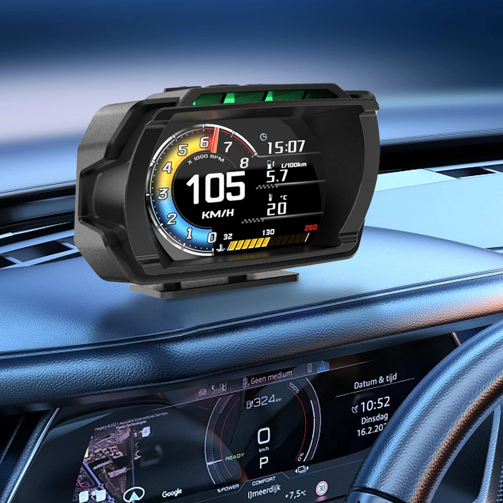 OBDII Ʈ  ӵ  溸, LCD ÷,  Ÿڹ,  µ 