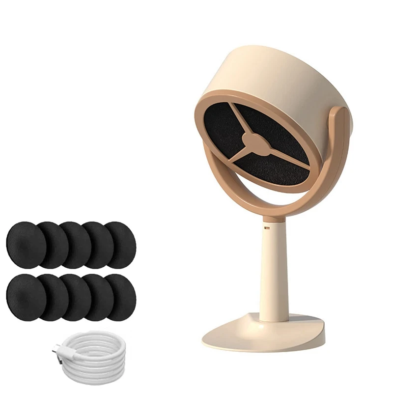 Portable Smoke Purifier Portable Kitchen Exhaust Fan Desktop Range Hoods Removable And Washable Exhaust Fan Easy Install