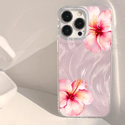 Summer Pink Floral ICE Texture Phone Case - Galaxy S23 Ultra (BA - T2861)