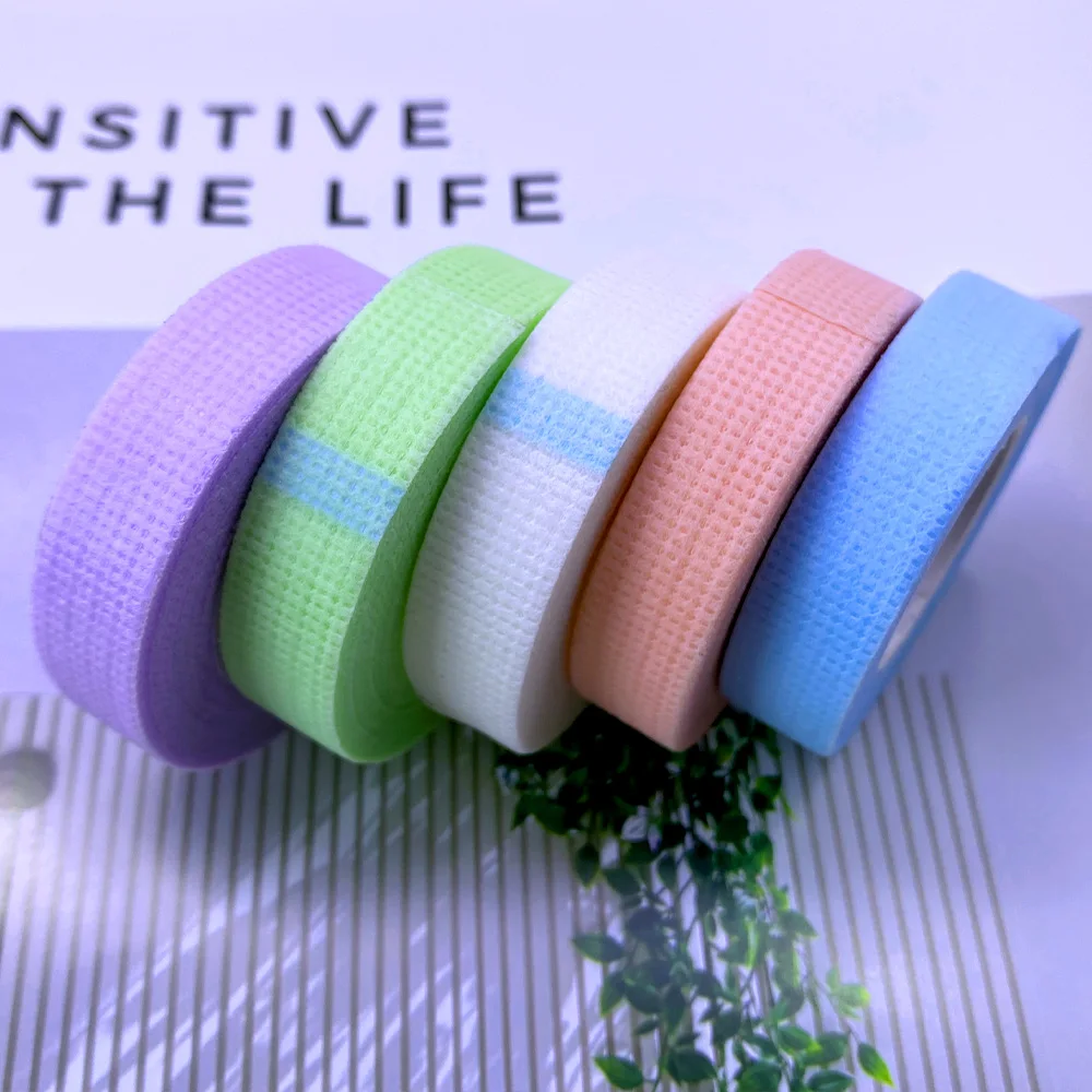 50Pcs Breathable Medical Paper Tapes Eyelash Extension Professional Lashes White Tape Eye False Lashes Patch Eyelid Sticker