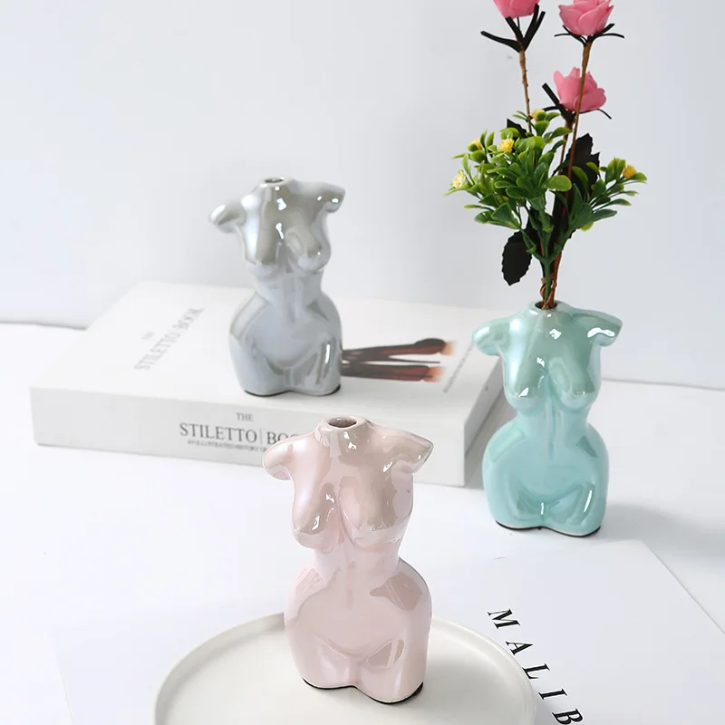 

Ceramic Vases, Human Body Art Sculptures, Flowerpots, Tabletops, Dry Flowers, Flower Arrangements, Home Decoration Ornaments