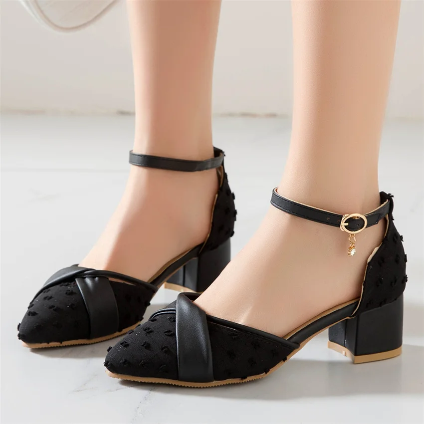 5 CM High Heels Women D'Orsay Shoes Pumps Stiletto Woman Party Wedding Shoes Small Plus Size 31 - 47