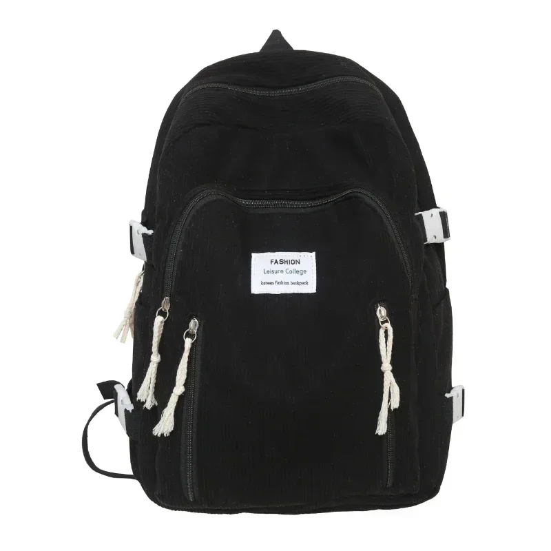 Softback Nylon Fashion Backpacks Solid Color 2024 High Quality Bags for Women Casual Interior Zipper Pocket Backpacks 6