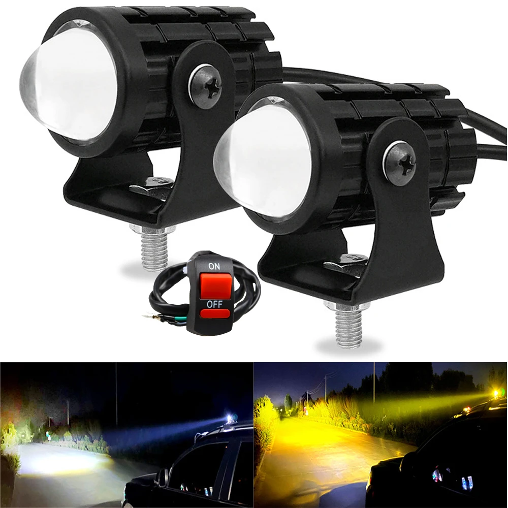 Motorcycle Led Headlight Fog Fog Lights Motorcycle Fog Light Bulb