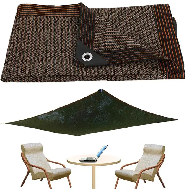 Árnyékos Ruhák 90% -Os Lombkorona Vízálló Ponyvás Sátor Árnyék Hdpe Háló Korszerűsített Grommets Napsugárzással Otthoni Üvegházhatású Növények Számára