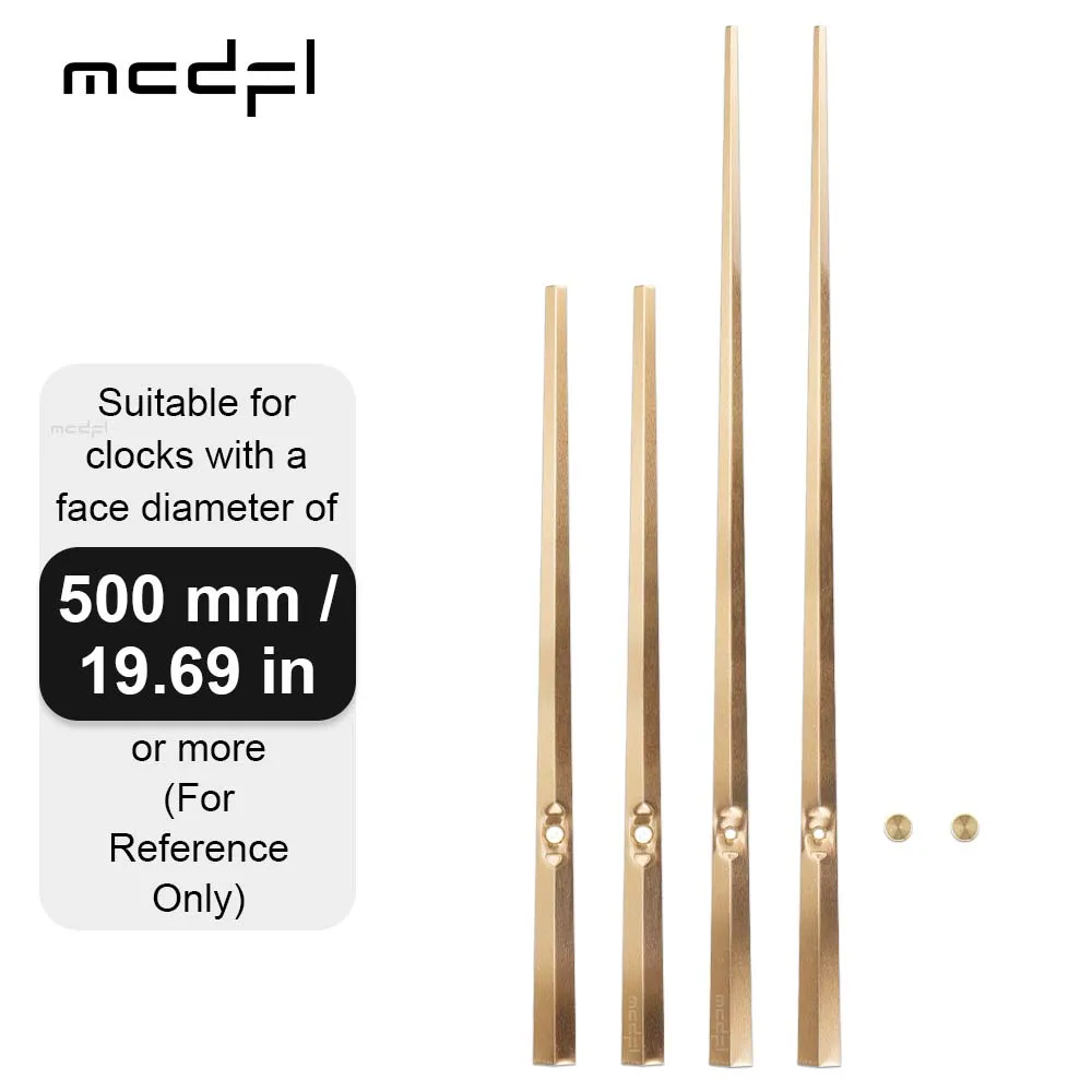 MCDFL şampanya altın saat eller uzun boy DIY parçaları klasik hareketi kiti mekanik çin duvar saati mekanizması dağı büyük