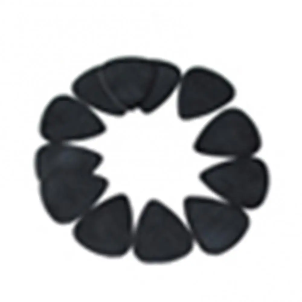 10 Pieces Guitar Pick Musical Accessories Black Celluloid 0.5mm Electronic Guitar Picks Plectrums