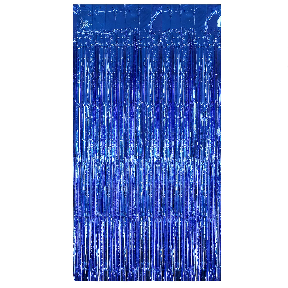 Aqua Fantasy Tassel Rain Curtain - Shimmering Ocean-Themed Wall Decor