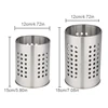 Chopstick Basket Unique Stainless Steel Chopsticks Barrel Storage Multipurpose Kitchen Utensils Chopsticks Cages 6