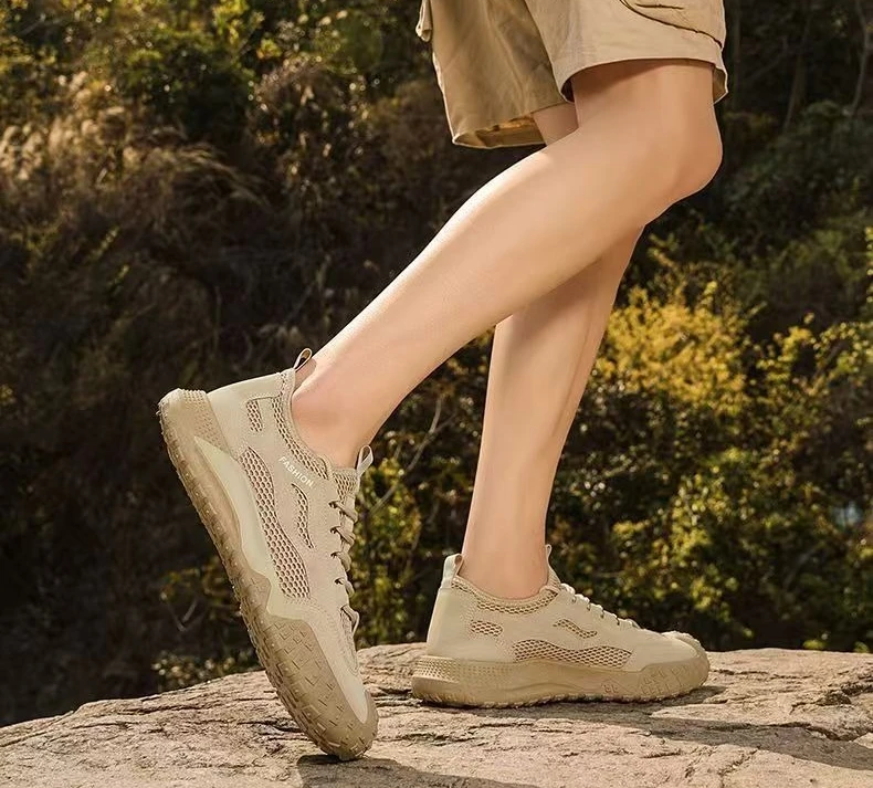 Herren Barfußschuhe Für Wanderungen Atmungsaktive Wanderschuhe_voghion.com