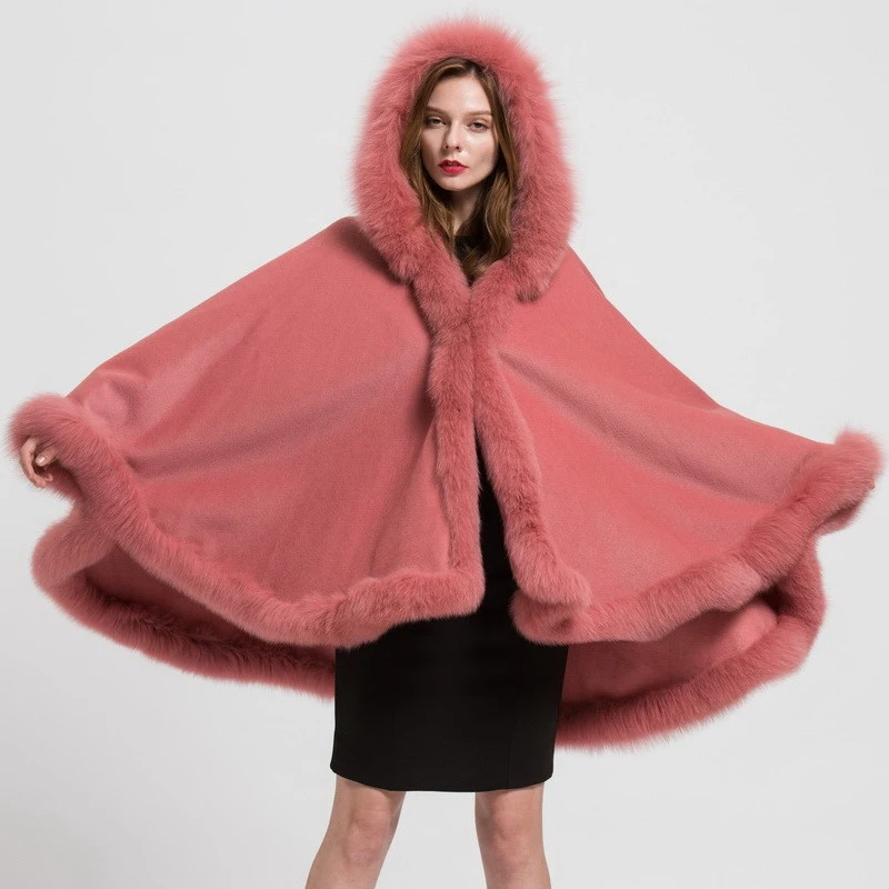 Grey Fox Fabric Poncho | Women's