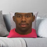 Tyler, The Creator Mugshot Square Pillowcase Polyester Linen Velvet Printed Zip Decor Pillow Case Sofa Seater Cushion Case 1