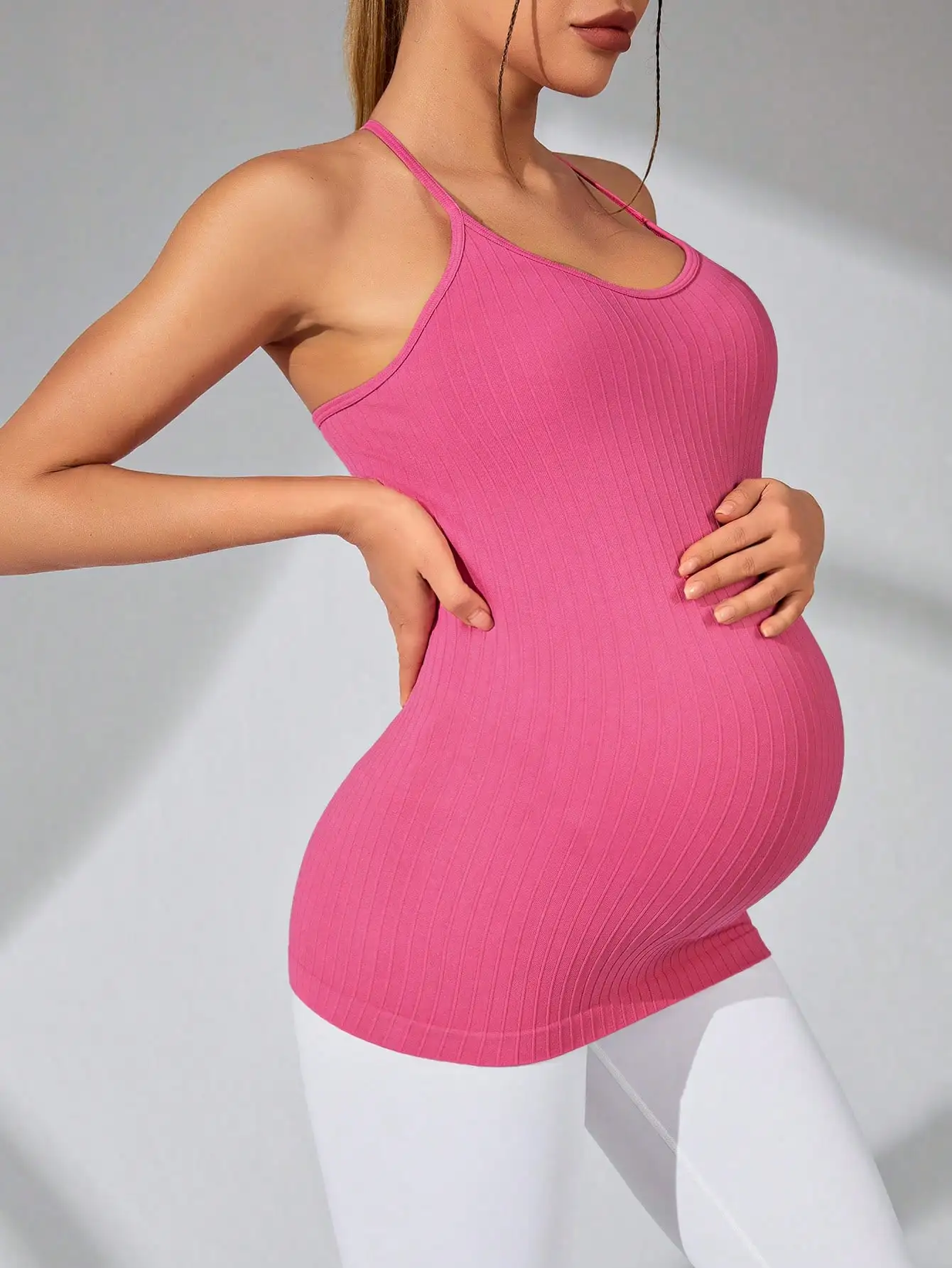 Summer sleeveless maternity wear pregnant women pregnant vest breathable mother clothes casual body clothes - 5