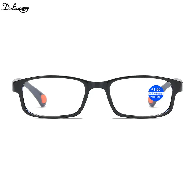 Reading Glasses Men's Women's Anti-Blue Light TR90 Sports Frame Anti-radiation
