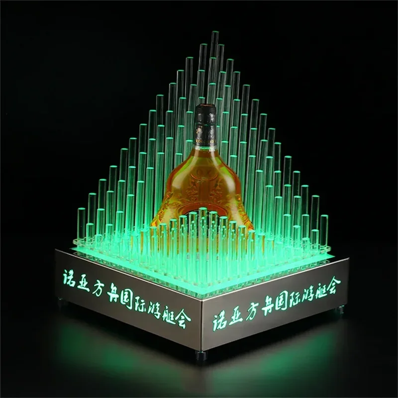 Rechargeable Bar Wine Bottle Presenter Bottles Display Wine Champagne Glorifier Box Champagne Bottle Holder For NightClub