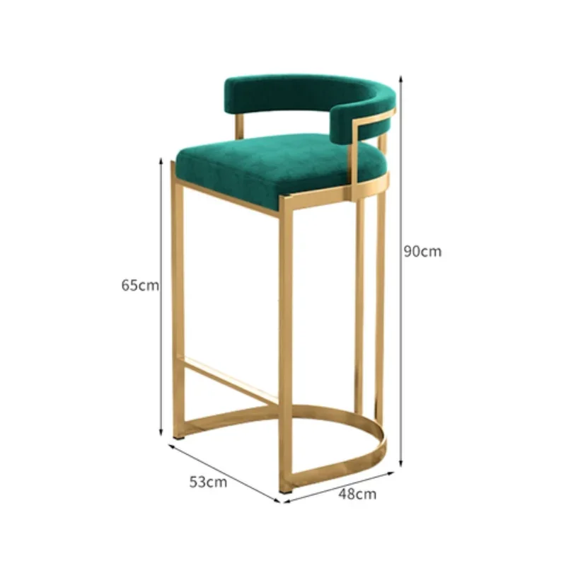 

Restaurant Modern Dining Chair Lounge Household Leisure Nordic Dining Chair Luxury Hotel Table Sillas Cocina Home Furniture QF
