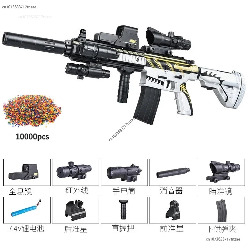 

M416 Rifle Electric Toy Gun Water Beads Summer Outdoor Game AirSoft Splatter Gun Weapon for Boys Gift Arma Gel Gun