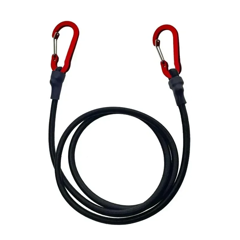 Bungee Cord Heavy Duty Bungee Cord Elastic Tie Strap String Carabiner Hooks Kayak Cycling Luggage Packing Ropes Camping Accessories