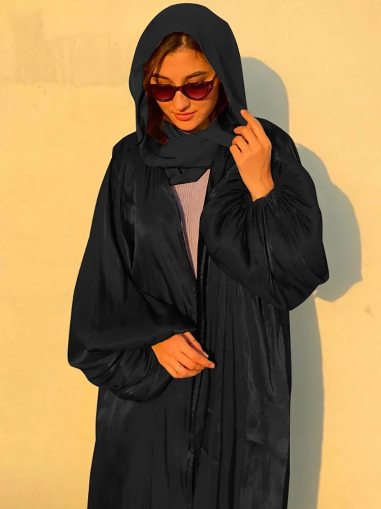 Kaftan Abayas 여성용 기모노 무술망 가디건, 두바이 아바야 터키 이슬람 아랍어 무슬림 롱 드레스 로브