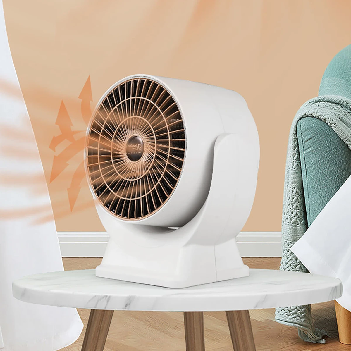 

Portable Space Heater for Indoor Use,800W Mini Heater,personal Heater Fan,Fast Heating Ceramic Room Small Heater with Heating