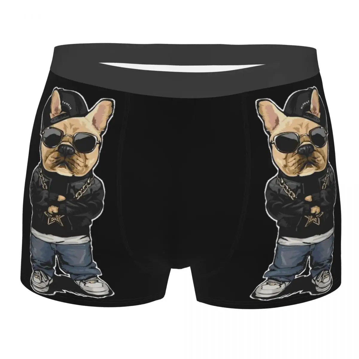 Non brand,pattern Cute Pets Bulldog Mencosy Boxer Briefs Underwear Highly Breathable Top Quality Gift Idea cool animals lions tigers mencosy boxer briefs 3d printing underwear highly breathable top quality gift idea