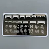 XMQ Nail Art Stamping Plate French Designs 5