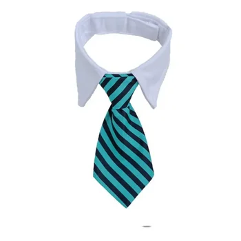 Dog Cat Grooming Cat Striped Bow Tie Animal Striped Bow Tie Collar Pet Adjustable Christmas Cat Collar 6