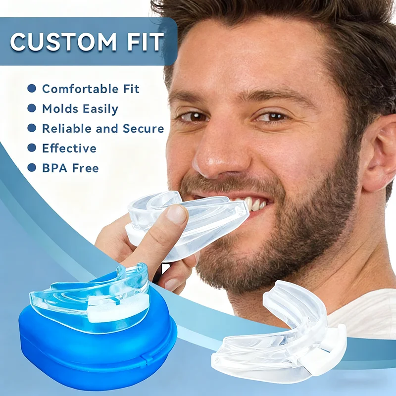 Adjustable Anti Snoring Mouth Guard Anti-Snoring Mouthpiece Sleeping Devices Bruxism Snoring Stopper Improve Sleep Mouthpiece