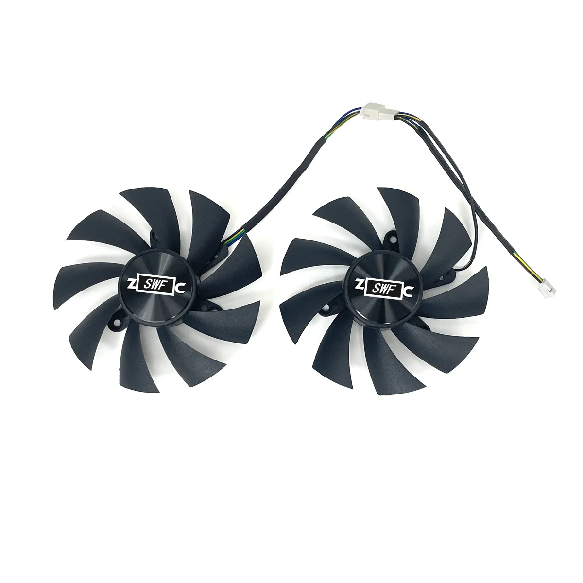 Zotac 2060 슈퍼 디스트로이어 HA/HB 그래픽 냉각 선풍기 GPU 쿨러, GA92S2H GFY09215M12SPA 87mm RTX2060, 세트당 2 개