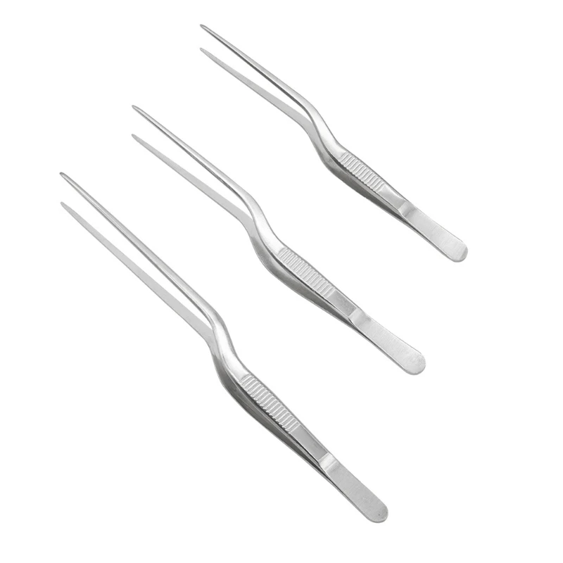 

Professional Stainless Steel Medical Tweezers Ear-Pick Tool Bending Tweezers for Ear Cleaning and Care bend Tweezers Dropship