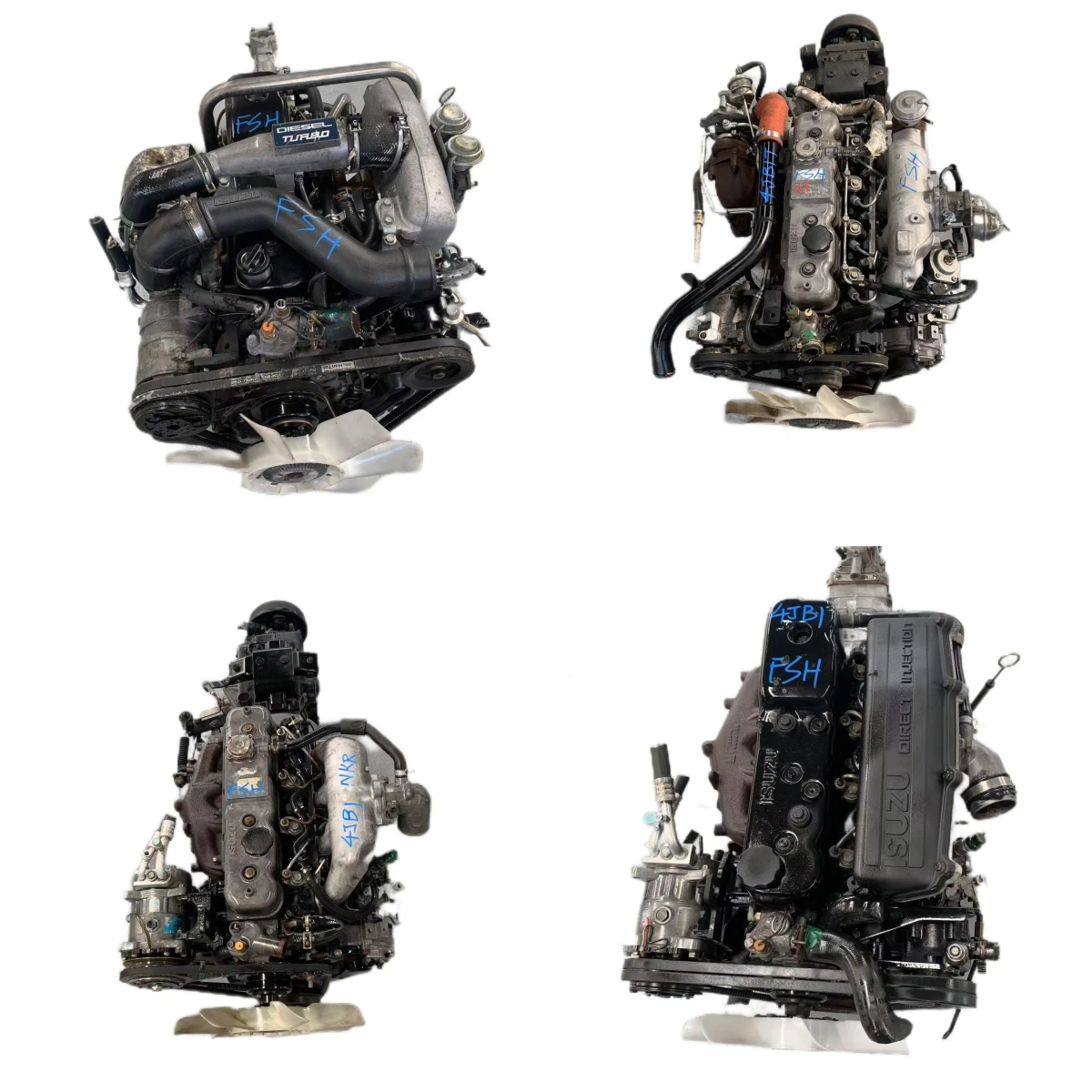 OEM Original Complete For Used Isuzu Diesel Used Engine Truck Pickup Jeep 4JB1T 4JB1 Auto Parts