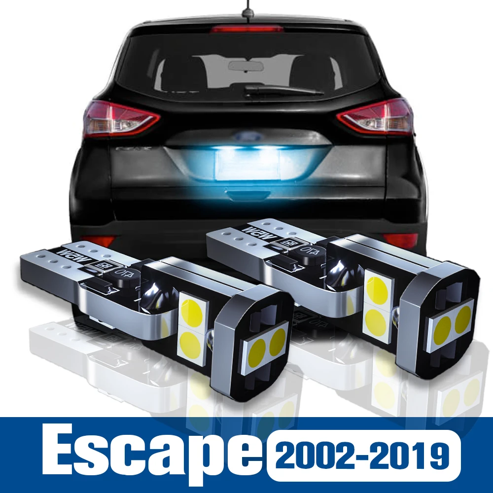 

2pcs LED License Plate Light Lamp Accessories Canbus For Ford Escape 2002-2019 2009 2010 2011 2012 2013 2014 2015 2016 2017 2018