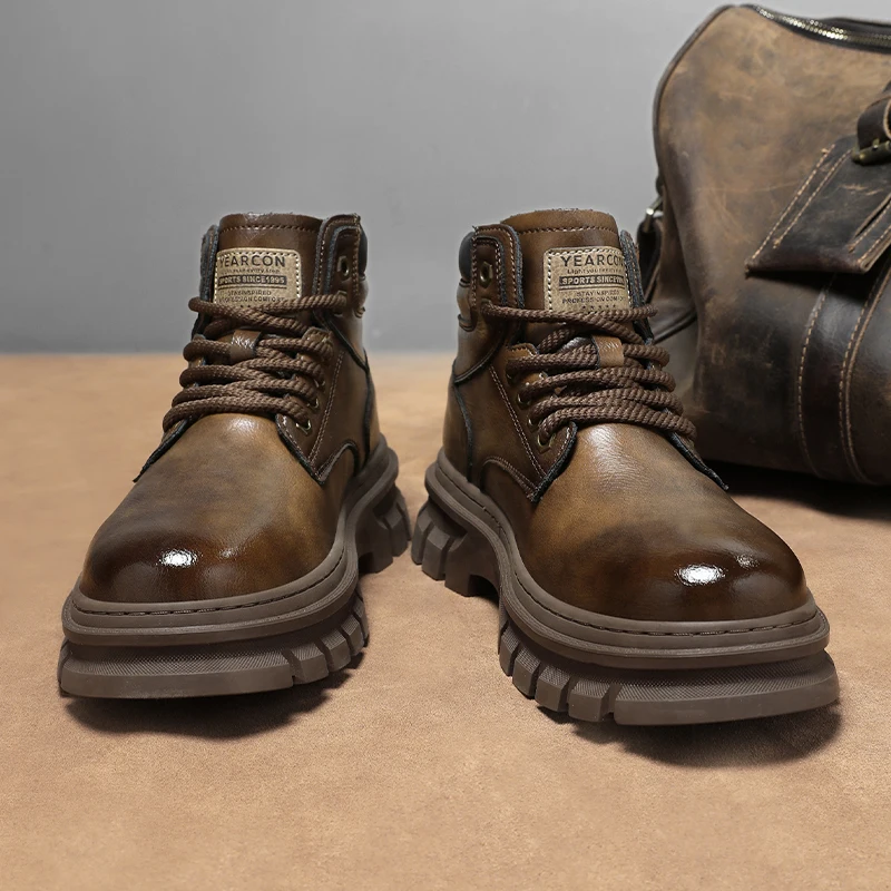 Men's High-Top Soft Sole Non-Slip Boots - Image 3