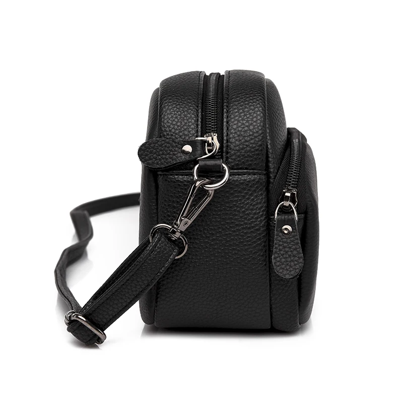 Crossbody Bag Women Handbags Leather Shoulder Bag Cowhide Leather Women Messenger Bags High Capacity Shoulder