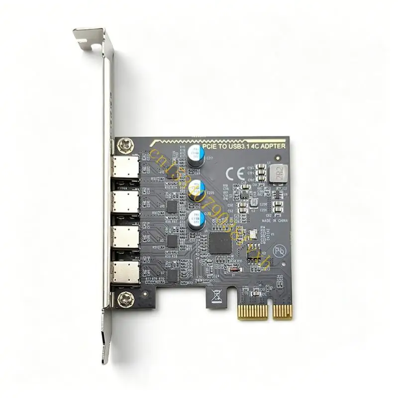 데스크탑 B2EA용 4 포트 유형 C PCIExpress 카드 USB 3 2 Gen1 5Gbps 속도