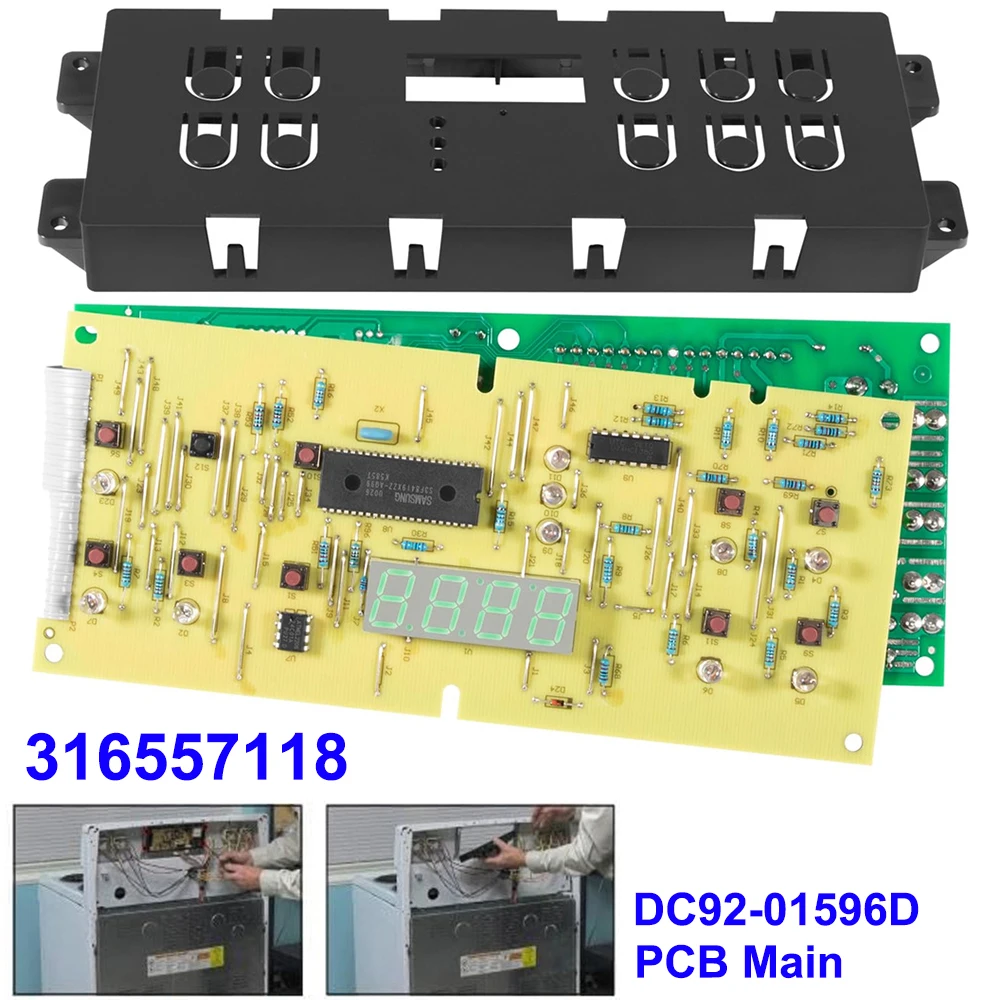 

316557118 сменная панель управления для духовки Frigidaire Kenmore с таймером диапазона для Electrolux Gibson Kelvinator Westinghouse 120 в