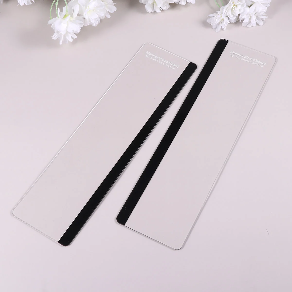 

Monitor Memo Board Monitor Memo Note Holder Fashion Computer Monitor Side Panel Durable Transparent Message Creative