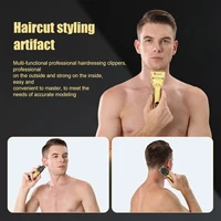 YEUKEUUAI 17 pcs Professional Men's Hair Clipper USB Rechargeable Electric Beard Trimmer Hair Clipper Set103 2