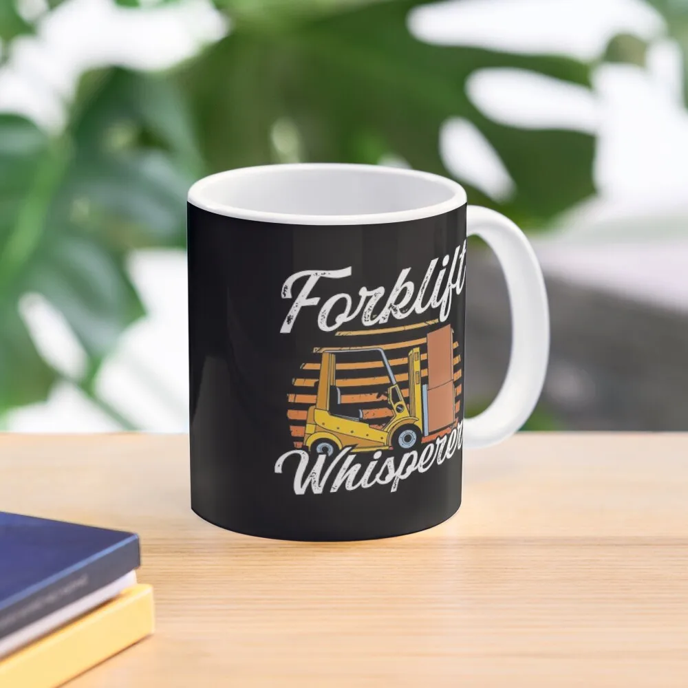 

Forklift Whisperer Coffee Mug Aesthetic Cups Large Cups Set Mug