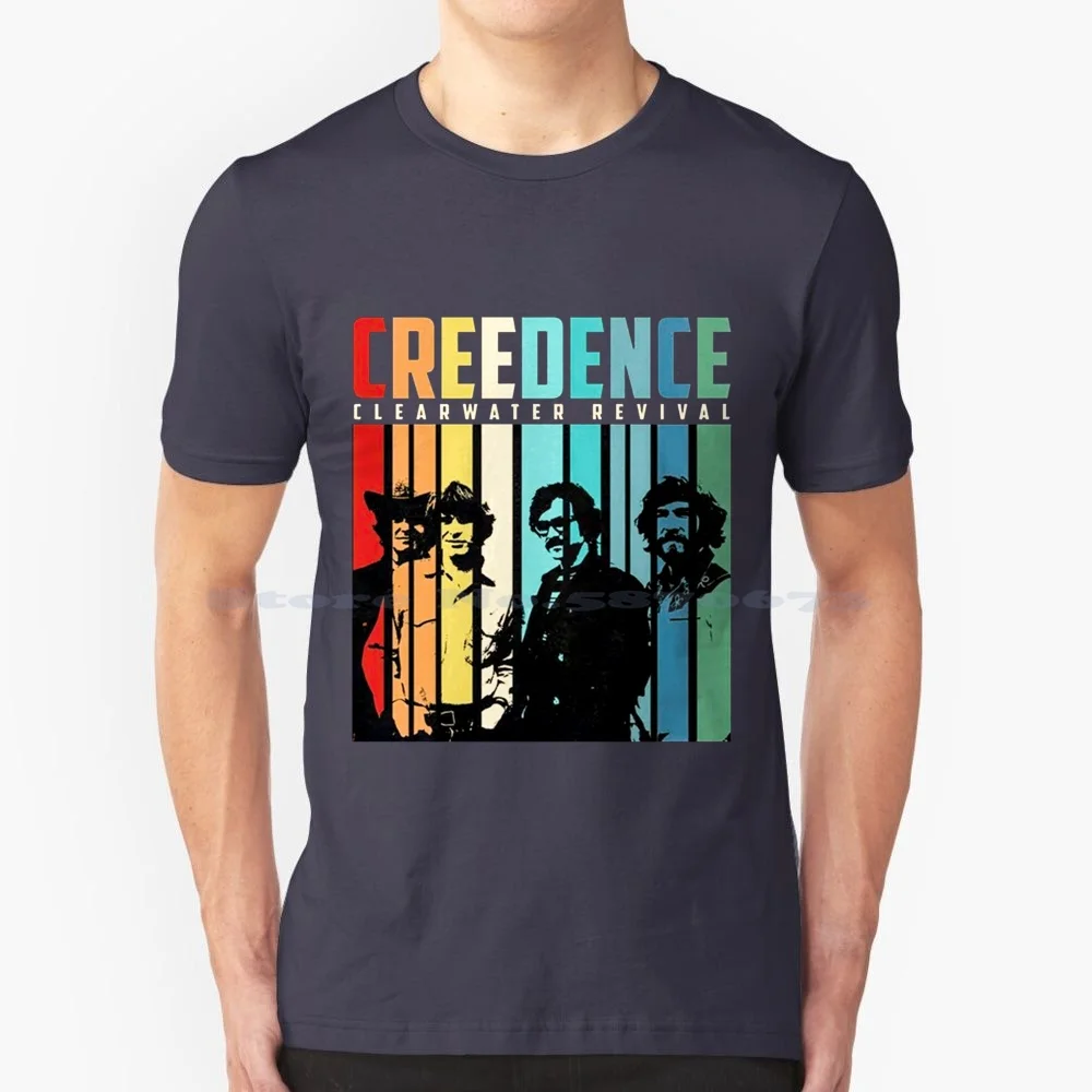 Creedence 596 Revivals T Shirt 100% Cotone Tee Creedence 596 Revivals Vintage Creedence 596 Revivals