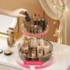 Double Layer Rotating Makeup Organizer Skincare Perfume Organizer Luxury Makeup Storage Box Lipstick Holder Cosmetic Organizer 3